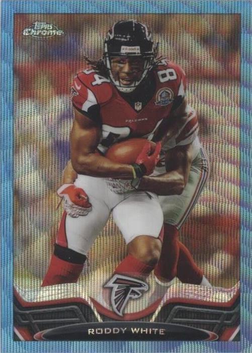 White Roddy Wave 2013 Topps Chrome - Roddy White #104 Blue Wave Refractor for sale ...