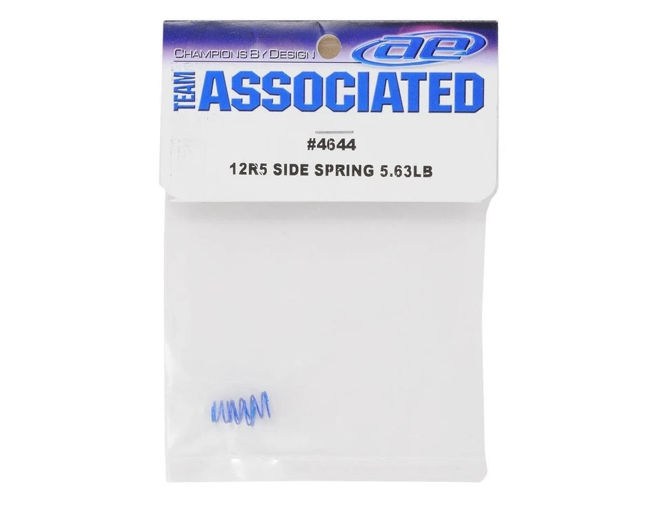 Team Associated 1/12th 12R5 Side Roll Spring 5.63LB Blue - 4644 - Image 2 of 2