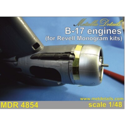 Boeing B-17 Flying Fortress Engines 1:48 for Revell, Monogram Aircraft Kit Model
