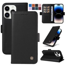 Leather Wallet Case For Samsung GalaxyS25 S24 S22 S23 Ultra S21 S20 Flip Cover