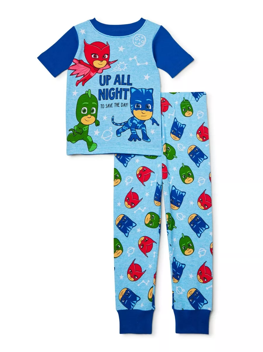 PJ Masks Boy s Toddler Catboy Gekko Owlette Hero 2 Piece Pajamas Set NWT