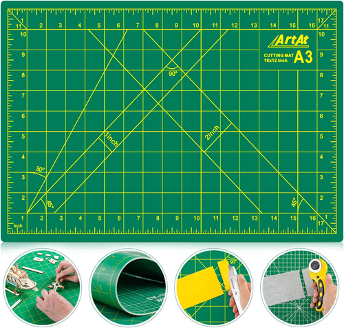 12" X 18" Self-Healing Double-Sided Cutting Mat for Craft, Sewing, Hobby, Fabric - Picture 11 of 11