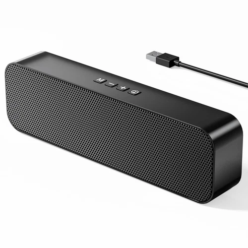 Computer Speakers,Bluetooth Speaker,Stereo Sound & Enhanced Bass with 3.5mm A...