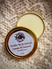 Baby Bun Balm | Lavender & Chamomile Salve for Diaper Rash | 2 oz