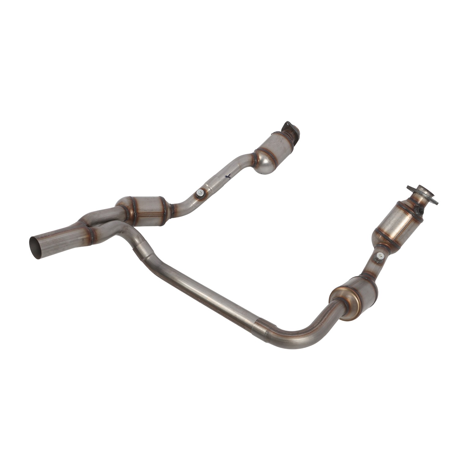 Y Pipe Front Catalytic Converter For 2007 2008 2009 Jeep Wrangler JK 3.8L Engine