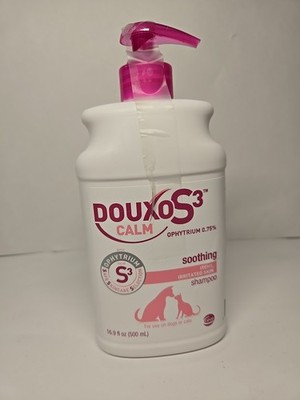 S3 Calm Shampoo 16.9 oz 500 ml For Dogs and Cats with Itchy Skin, EXPIRED 05/27