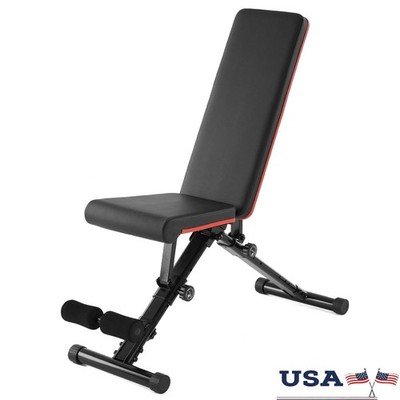 Adjustable 9 Position Weight Bench Foldable High Capacity Heavy Duty Home Gym US
