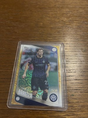 Inter Mailand Milan Topps Carnaval 25/26 Nicolo Barella Yellow Numbered /50