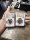 2024-S Reverse Proof $1 Morgan and Peace Dollar 2-Coin Set NGC Reverse PF 70 #2