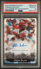2023 BOWMAN'S BEST BOWMAN MASTERPIECES AUTOS #BMAJW JORDAN WALKER 44/99 PSA 10