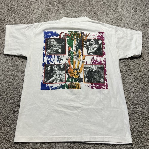 Candlebox Concert T Shirt Mens M/L 1990s Rock Band Tee White Boot Single Stitch - Picture 9 of 9
