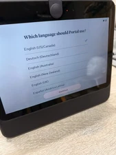 Facebook Portal Smart Display 10.1” 1st Gen Black B81A01BUS Tested/Works/Reset