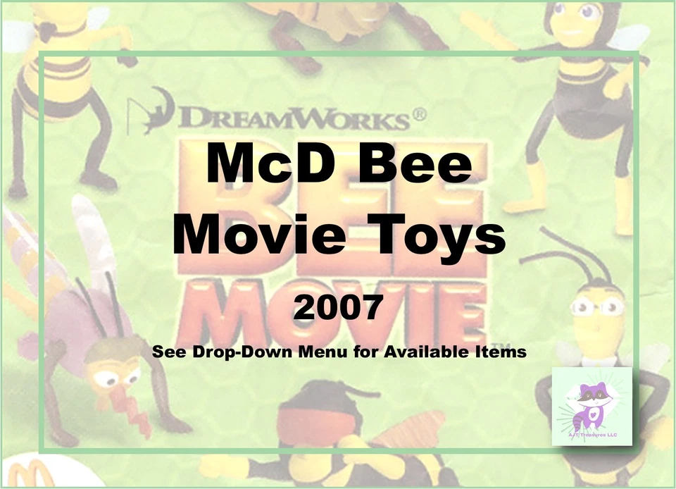 McDonald's 2007 DreamWorks Bee Movie Figures-Choose! - Image 1 of 1