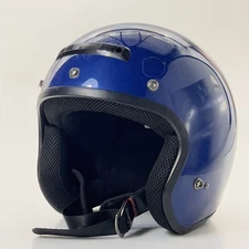 Fulmer AF-S75 Small Helmet Blue DOT Certified Open Faced