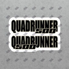 Quadrunner 500 Vinyl Sticker Decal Atv Enthusiast Gear Durable 811456 Quadrunner 500 Vinyl Sticker Decal Atv Enthusiast Gear Durable 811456
