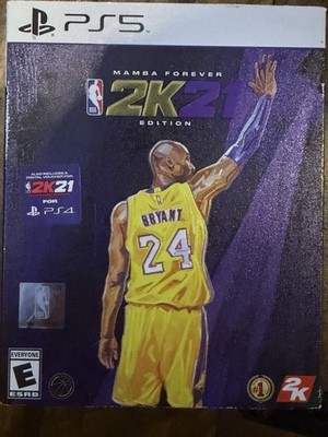 NBA 2K21 Mamba Forever Edition PS5 Kobe Bryant Factory Sealed New w/ Slipcove
