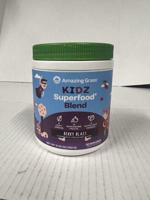 Kidz Superfood Berry Blast Nutritional Supplement 30 Servings Organic Greens B16