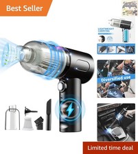 Rechargeable Compressed Air Duster with Multi-Use Nozzles - Handheld Cleaning