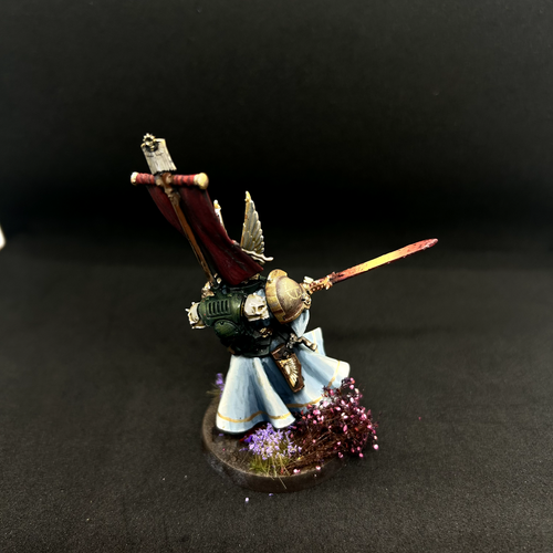 Azrael Supreme Gran Maestro Ángeles Oscuros Marines Espaciales Warhammer 40k pintado - Imagen 3 de 4