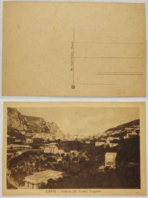 Capri, Italy - Punto Tragara Divided Back Postcard