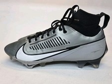 Mens Size 12 Nike Vapor Edge Pro 360 2 Grey Black Football Cleats