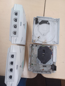 Lot 3x Sega Dreamcast HKT Console Only Parts Repair AS IS - 1 Missing Parts