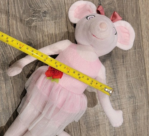 Peluche bailarina rosa Angelina 16" 2016 HIT Entertainment juguete de peluche - Imagen 6 de 7