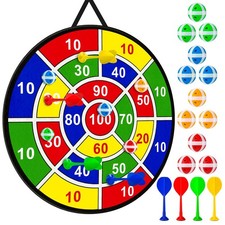 Large Dart Board Toys for Kids - 29'' Sticky with 29 inch, Multicolor