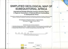 Geological & Mineral Inventory Maps of Subequatorial South Africa 1991 