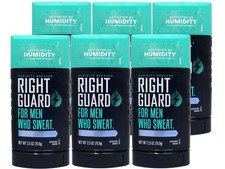 Right Guard Humidity Breaker Antiperspirant Deodorant Cold Front 2.5 oz 6 Pack