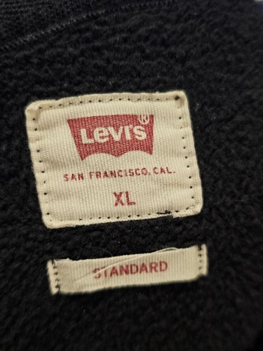 Levi Strauss & Co Men's Black Hoodie Sweater Two Horse Pull Size XL - Picture 4 of 5