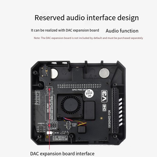3X(PI5-CASE---M.2 Case Built-in Active Cooler for Raspberry Pi5 V4Q1)9491 - Afbeelding 7 van 10