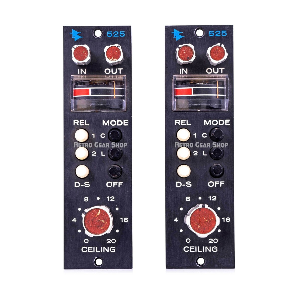 API 525 Compressor Limiter 500 Series Stereo Pair Vintage 1969