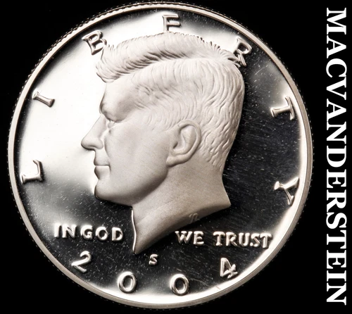 2004-S Silver Kennedy Half Dollar - Choice Gem Proof  Lustrous  #i1869