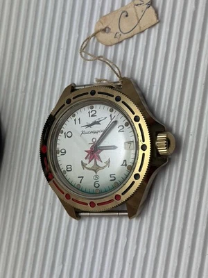 BOSTOK MILITÄR HANDAUFZUG HERRENUHR EDELSTAHL TOP ZUSTAND NR45 - Bild 1 von 2