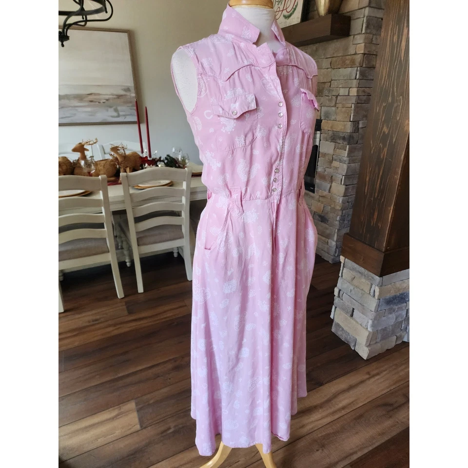 Maxi Vestido Desert Diva Sherry Holt Vaquero Occidental Caballo Ecuestre Suroeste Foto 2 de 4