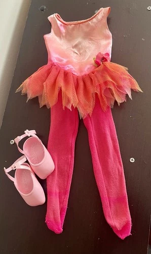 Vintage 1968 Mattel DANCERINA Ballerina Doll Pink Outfit only "original" 24"