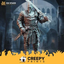 Goliath Barbarian Fighter 28mm 32mm DnD Miniature Fantasy Mini 50086 DM1223