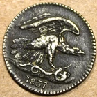 1837 Feuchtwanger Cent - VF Details !!
