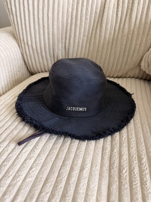 Jacquemus Bucket Hat (le bob artichaut) navy blue