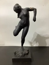 Dancer Looking At The Sole Of Her Right Foot" By Edgar Degas Reproduction Repair