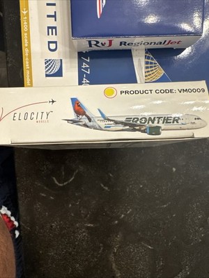 Velocity Models Frontier Orville the Cardinal Tail A320 in 1/400 Scale