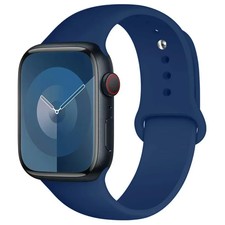 Silicone Band For Apple Watch strap 44mm 45mm 40mm 41mm 42-46mm sport bracelet