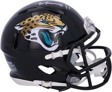 Mini casco Brian Thomas Jr. Jacksonville Jaguars autografato Riddell Speed