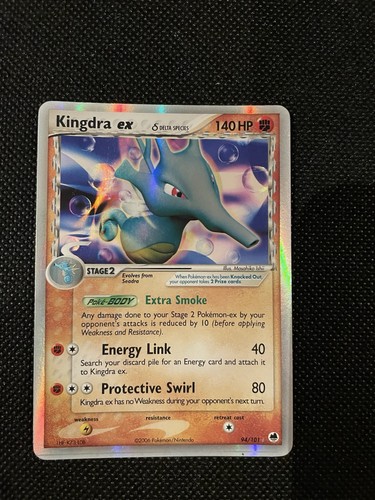 Kingdra ex (Delta Species) 94/101 EX Dragon Frontiers Holo