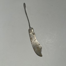 Sterling Silver Plate Company Butter Knife With Twisted Handle Antique