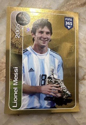 Panini FIFA 365 Lionel Messi Gold Sticker Argentina No 464