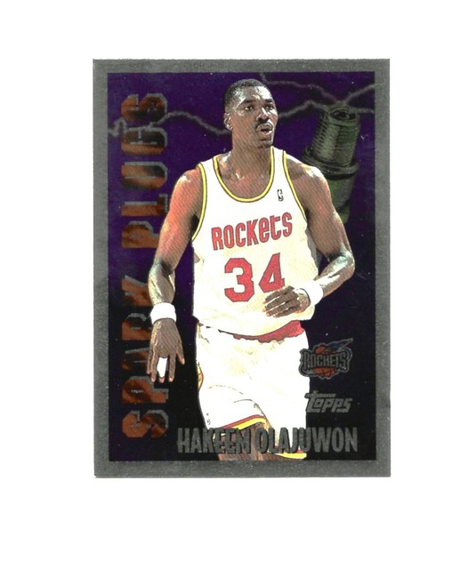 1995-96 Topps - Spark Plugs Hakeem Olajuwon #SP7