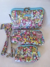 Jujube x Tokidoki Toki 20th Anniversary Collection Be Set 3 Piece Pouch Set  C
