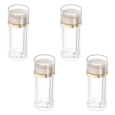 4 Pcs Cremebehälter Flüssige Medizinflasche Plastikspenderflasche